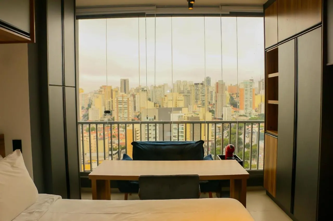 Apartment Studio 2307 - Infinity Pool Studio, Allianz Front, Fully Equipped & Modern ! Sao Paulo