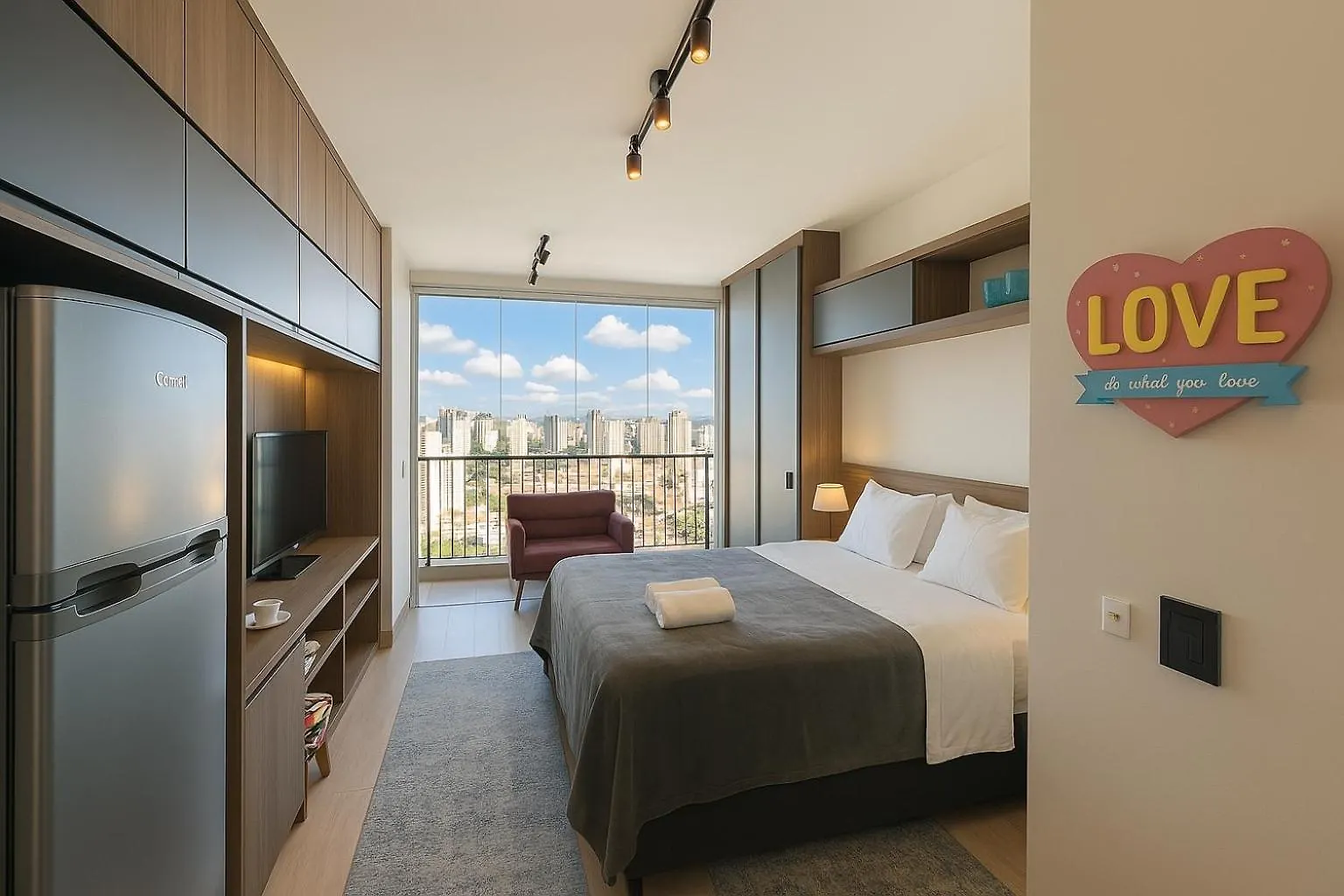 Apartment Studio 2307 - Infinity Pool Studio, Allianz Front, Fully Equipped & Modern ! Sao Paulo Brazil