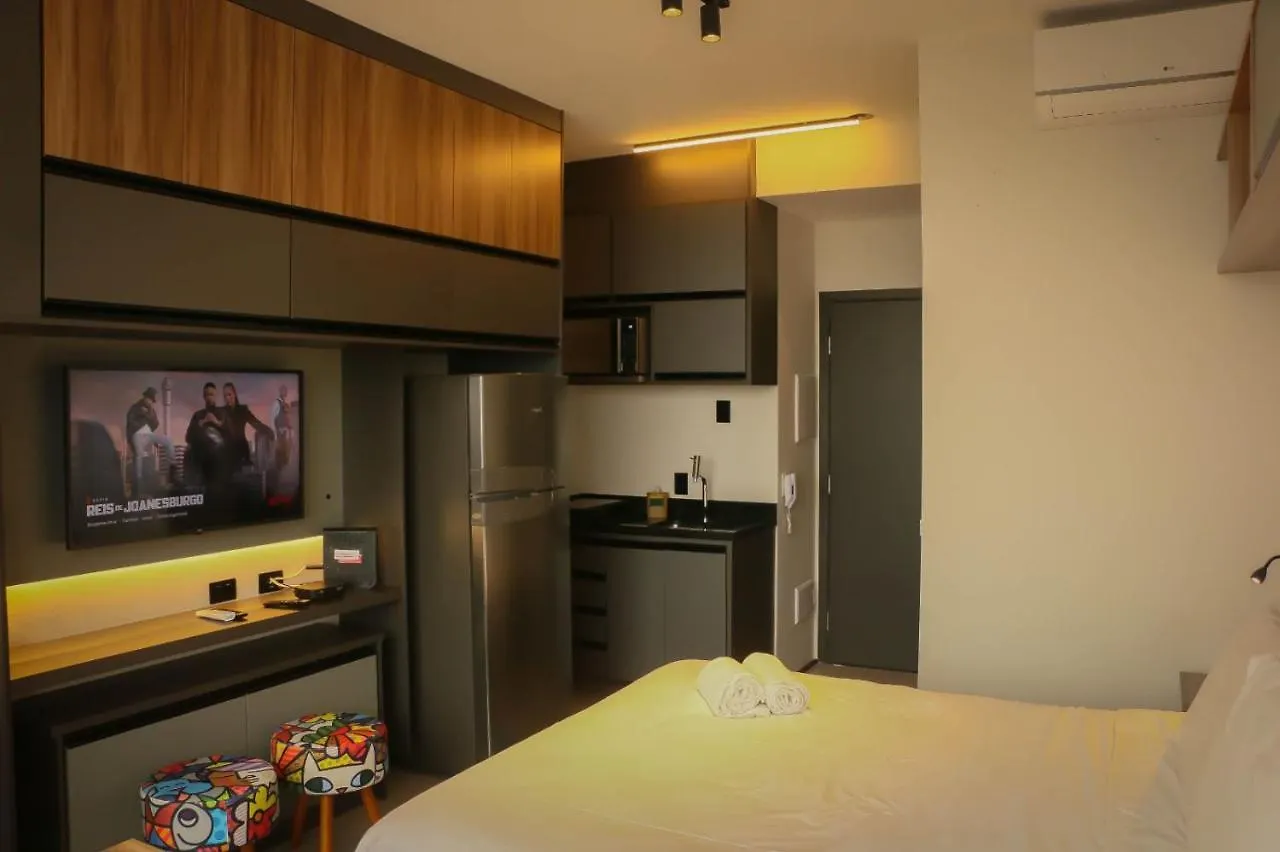 Studio 2307 - Infinity Pool Studio, Allianz Front, Fully Equipped & Modern ! São Paulo Brazylia